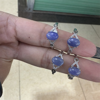 Bague de fiançailles et de mariage ajustable en moissanite bleue pour homme et femme
