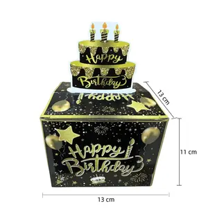 जन्मदिन की पार्टी सरप्राइज़ कैश ड्रॉअर बॉक्स सजावटी सरप्राइज़ मनी बॉक्स पार्टी उपहार के लिए कैश क्रिएटिव डेकोरेशन गिफ्ट बॉक्स