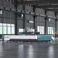 Prix compétitif 6KW 4m x 2m Machine de découpe laser à fibre à une table LX4020FC pour tôle en acier inoxydable et en acier au carbone