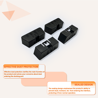 Gran oferta OBD cubierta antipolvo PA66 Nylon con enchufe OBD2 conector hembra de 16 pines coche OBDII interfaz de diagnóstico Universal tapa de obstrucción