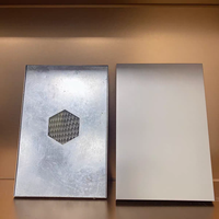 Mur d'accentuation artistique en tôle d'acier inoxydable antique pour projet métallique intérieur