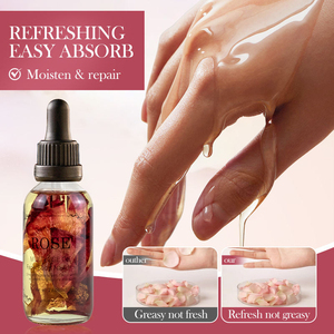 Naturale fiore essiccato massaggio olio 100% pura natura biologico di prima qualità rosa rosmarino gelsomino lavanda olio essenziale per il viso - Product Image 5