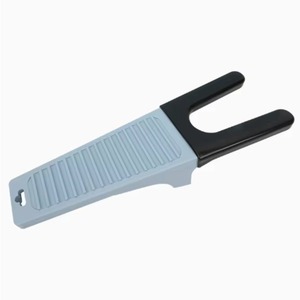 Hanging Type Shoe Wearer Long Metal Shoehorn Shoe Pump <b>Leather</b> Handle Old& Lazy People Stainless Steel <b>Tool</b> Shoe Horn - MH01LH - Product Image 1