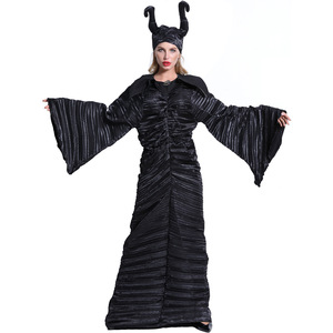 Disfraz de Maléfica de Angelina Jolie para Mujer, Vestido de Reina Bruja Oscura, Cosplay DIY - Product Image 2