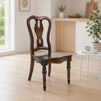 Nouvelle conception, meilleures ventes, mobilier de salle à manger de style classique antique, chaise de salle à manger