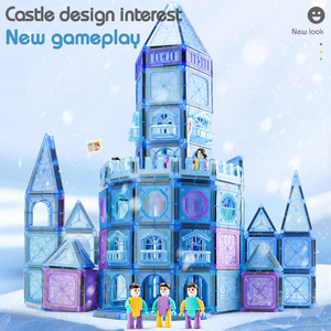 Tendance produits blocs <span class=keywords><strong>de</strong></span> <span class=keywords><strong>construction</strong></span> magnétiques ensemble <span class=keywords><strong>de</strong></span> jouets 5.5cm carreaux magiques congelés cadeaux <span class=keywords><strong>de</strong></span> noël pour les enfants en plastique Durable pour - Product Image 5