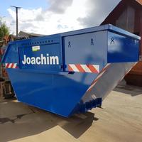 Bacs de saut en acier 6Cbm de haute qualité pour camion de recyclage de ferraille Benne à ordures Marrel Design Machines de traitement des déchets