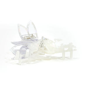 مشابك شعر YIYI بتصميم سحابة المحيط على الطراز الصيني، مشابك شعر عصرية ملونة باللون الأبيض والأزرق السماوي والوردي، مشابك شعر مخصصة من الأسيتات بالجملة - Product Image 5