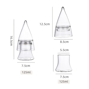 Penjualan Panas Toples Permen Kaca Pohon Natal Toples Penyimpanan Kaca Toples Permen Natal Dengan Tutup untuk Permen Camilan Kue Kering - Product Image 6