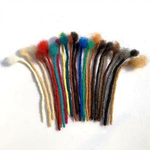 Extensions de cheveux humains brésiliens 100% faites à la main Dreadlocks de haute qualité et <span class=keywords><strong>Micro</strong></span> Locs dans les styles Afro Curl Wave - Product Image 2