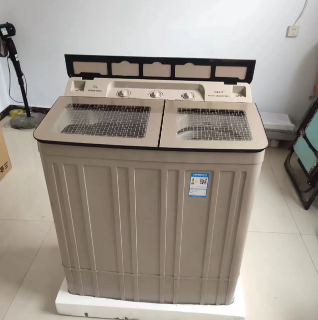 15kg Smart Washing Machine Commercial Portable Mini semi Automatic Top-Loading Electric English Operated New Condition for Home