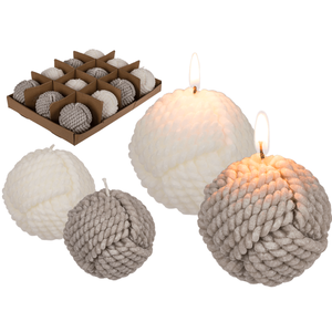 <b>Ball</b> <b>candle</b>, Rope, - Product Image 1