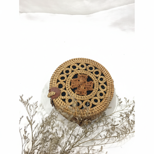 Rattan bag produced by Vietnam factory for global export distribution and bulk supply <b>chains</b> - Product Image 1