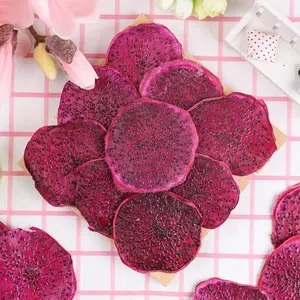 MD04 Hot selling natural products dried fruit Dragon fruit slices
