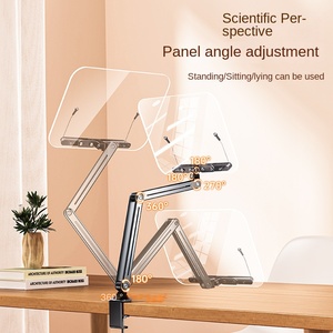 BONERUY <span class=keywords><strong>Supporto</strong></span> per Laptop in Lega di Alluminio Girevole a 360 Gradi, <span class=keywords><strong>Portatile</strong></span>, con <span class=keywords><strong>Supporto</strong></span> Piatto per iPad e Funzione Fermalibri da Scrivania - Product Image 2