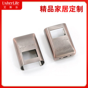 Accessoires de quincaillerie pour meubles en alliage de zinc, style chinois, finition électrolytique PVD, moulage sous pression durable - Product Image 5