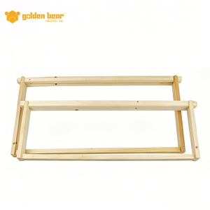 Marco de colmena de madera de pino sin ensamblar FR-1 para equipos de apicultura Langstroth, se acepta OEM - Product Image 1
