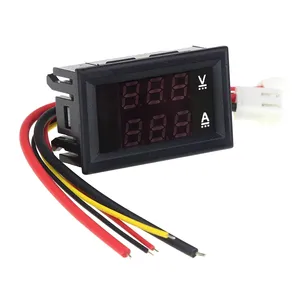 DC 100V 10A Voltmeter Ammeter Blue + Red LED Amp Dual Digital Volt Meter Gauge