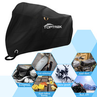 Housse de moto de qualité supérieure, résistante, 420D, imperméable, résistante à la pluie, à la neige, aux UV, pour toutes les saisons, housse de moto d'extérieur