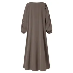 Wholesale Muslim Robe Closed Abayas Nida Dress For Women Dubai Turkey Islamic Clothing
