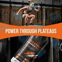 Vloeibare Creatine Gel Sachets, klaar om te gebruiken, pre-workout supplement met snel absorberende formule, aangepaste verpakking, groothandel leverancier