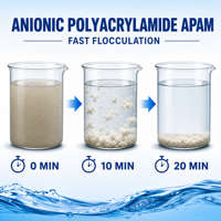 APAM Anionic Polyacrylamide Flocculant Powder untuk Pengolahan Air Limbah Kota