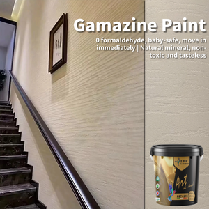 Peinture murale écologique inodore Blue Kingfisher Gamazine, personnalisée en usine pour appartement meublé, livraison standardisée, rénovation facile - Product Image 1