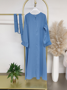 La dernière robe de soirée islamique arabe <span class=keywords><strong>Kaftan</strong></span>, robe longue pour femmes, robe de fête élégante et luxueuse, Abaya à paillettes, robe pour femmes musulmanes - Product Image 2