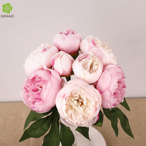 Luoyang <b>Peony</b> <b>Artificial</b> Flower 8-Head Plastic Silk High Simulation Wedding Home Decoration - Product Image 5