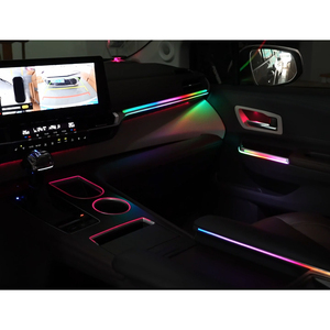 Kit d'éclairage d'ambiance de luxe pour voiture Toyota Gravia 2024, bande LED intérieure en fibre optique acrylique, vente directe usine - Product Image 3