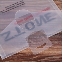 Transparente Plastik-T-Shirt-Taschen, PVC-Hüllen, quadratische CD-Taschen, Gesichtsmasken-Beutel, durchsichtige PET-Umschläge, recycelbar