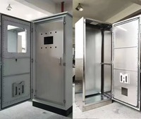 Armoire électrique professionnelle sur pied en métal, double porte, pour distribution d'énergie, utilisation intérieure et extérieure, pour projets