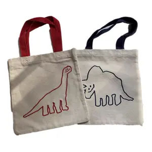 Individuelle natürliche recycelte Baumwolltüte blanke Leinwand-Einkaufstasche Handtasche Tote-Tüte mit individuell bedrucktem Logo