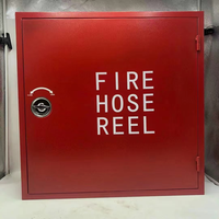 Enrouleur de tuyau d'incendie en métal pour incendies de classe A/B, acier au carbone et caoutchouc, 25 mm, flexible, facile à utiliser