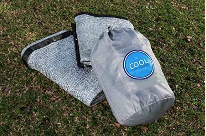 Hdpe Outdoor 350gsm Greenhouse Shade Cloth 50% Reflective Aluminum Foil
