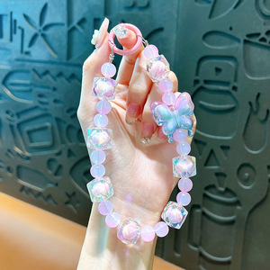 Chaîne <span class=keywords><strong>de</strong></span> <span class=keywords><strong>téléphone</strong></span> <span class=keywords><strong>portable</strong></span> à perles mignonnes en gros, cordon universel coloré <span class=keywords><strong>pour</strong></span> <span class=keywords><strong>téléphone</strong></span>, collier anti-perte, porte-clés - Product Image 5