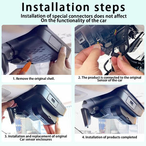 Chery tiggo 7 प्लस/tiggo 8 प्रो अधिकतम डैशकैम के साथ दो फ्रंट और रियर डीवीयर लेंस जीपीएस प्लग और प्ले - Product Image 4