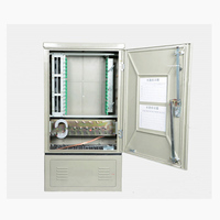 Caja de Distribución de Fibra Óptica de 288 Núcleos, Gabinete Interior Impermeable, de Pie, con Cuatro Integraciones: POE, GSM, GPRS, TCP, Alta Densidad