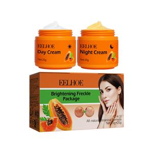 Crème visage jour et nuit à la papaye EELHOE, nourrissante, hydratante, apaisante, éclatante, soin du visage quotidien, vente en gros, OEM, étiquette privée - Product Image 2