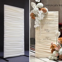 élégante plaque de bienvenue présentoir en or pour les signes de mariage présentoir en métal pour la présentation