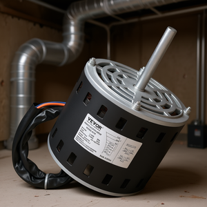 Motor de Ventilador para Horno Vevor, 1/2 HP, 208/230V, 48 Frame, 5 Velocidades, Rotación CW/CCW, Sistema HVAC Doméstico - Product Image 2