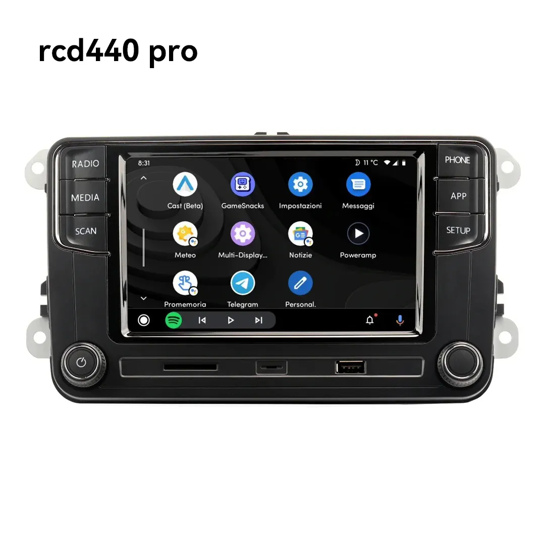 Android Auto Carplay RCD440 PRO 6RD035187B MIB Autoradios für VW Polo Passat B6 B7 Golf 5 6 Jetta MK5 6 Tiguan CC