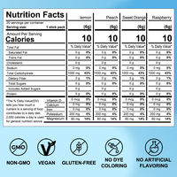 Sachets de poudre d'électrolytes végétaliens saveur fruitée, marque privée OEM, supplément sportif pour l'énergie, l'hydratation et le soutien immunitaire