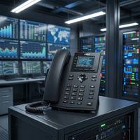 Téléphone IP professionnel X303 avec écran couleur 2,4 pouces, conférence locale 6 voies, prise en charge des casques EHS, voix HD SIP VoIP, 4 lignes SIP, bureau
