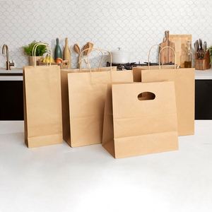 Custom Wholesale Design Printed <b>Biodegradable</b> Big Size Shopping Gift Packing Paper Tote <b>Packaging</b> Bag with Your Own logo - Product Image 4