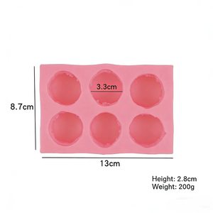 Moule en silicone 3D pour macarons, moule à macarons et hamburgers, moule à bougies et à muffins, décoration de gâteaux, moule pour mini-savons et bombes de <span class=keywords><strong>bain</strong></span> - Product Image 2