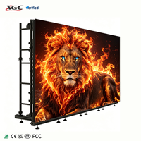 Panel LED Warna Penuh Kontras Tinggi P3.9 500x1000 Layar LED Indoor Outdoor untuk Panggung Video Wall LED untuk Acara Pernikahan dan Gala