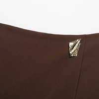 Vêtements pour femmes en gros, nouvelle collection automne, streetwear, uni, au-dessus du genou, nœud, asymétrique, décoratif, culottes