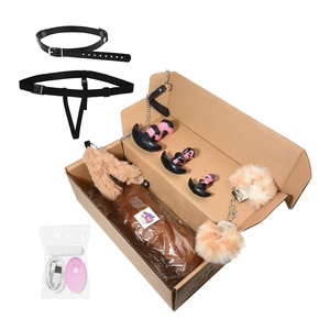 YOCY Tapón Anal de Cola de Zorro, Dildo de Silicona, Mordaza Bucal, Mordaza Erótica, Kits de Bondage BDSM, Esposas de Cuero, Tapón Anal de Cola de Animal, Juguetes Eróticos - Product Image 4