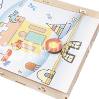 Jeu de société Montessori pour le développement des compétences de réflexion, pour tout-petits et maternelle, défi de correspondance colorée, cadeau interactif en bois